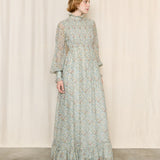 John Charles of London Floral Smocked Maxi Dress