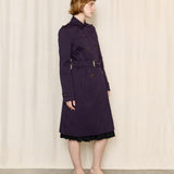 Miu Miu 2000s Purple Trench Coat