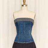 D&G Denim Corset Top