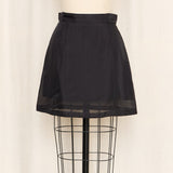 D&G Black Sheer Mini Skirt