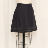 D&G Black Sheer Mini Skirt