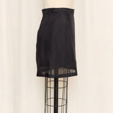 D&G Black Sheer Mini Skirt