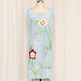 Amuleti Beaded Silk Dress