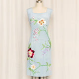Amuleti Beaded Silk Dress