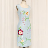 Amuleti Beaded Silk Dress